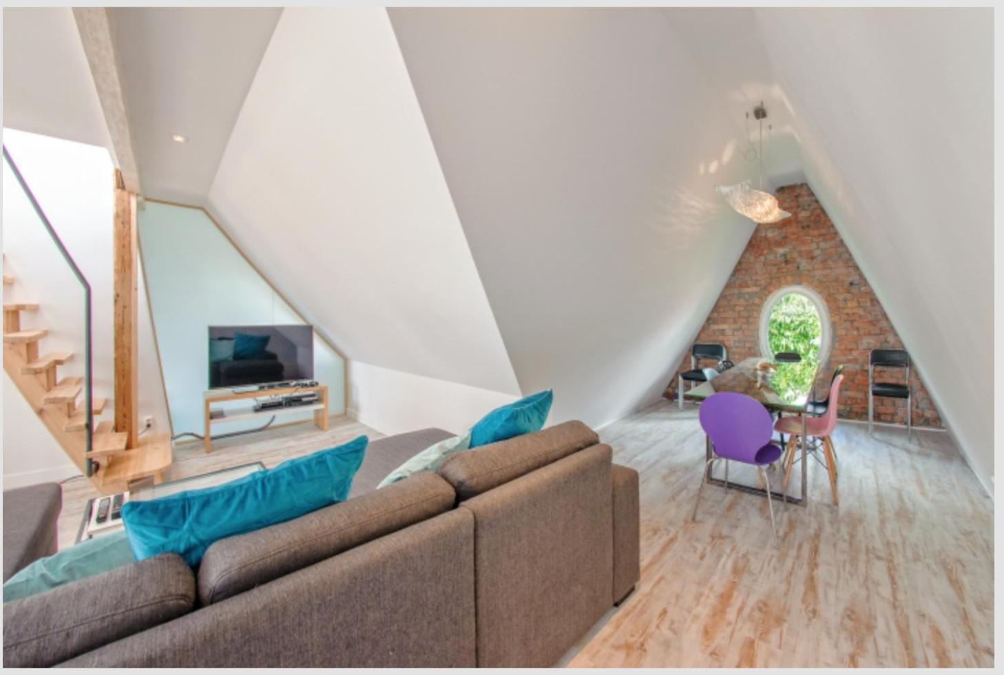 Amazing Big Loft With Seaview 800M To Beach Sopot Exteriör bild